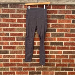 SiinSiin Dark Gray High Rise Fitted Athletic Yoga Pants